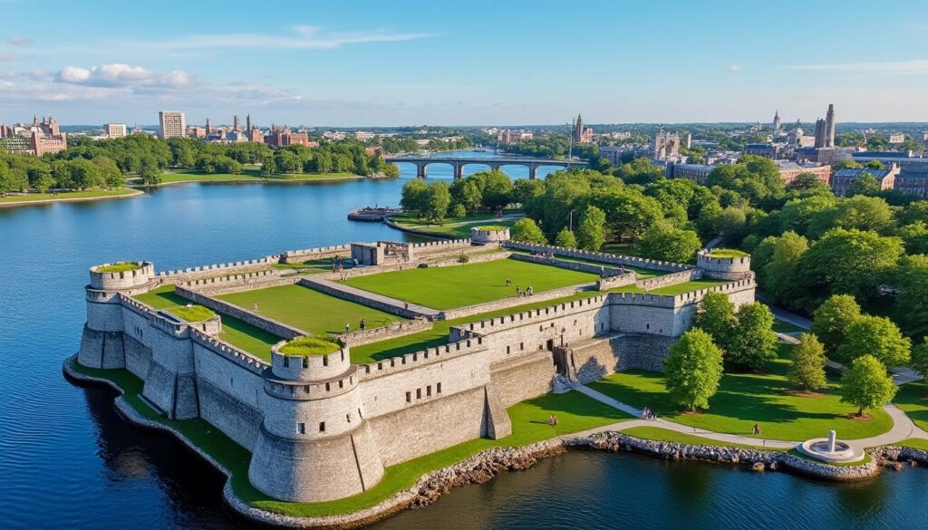 découvrez kingston, ancienne capitale du canada, célèbre pour ses fortifications historiques, ses universités prestigieuses et son riche patrimoine au bord du lac ontario.