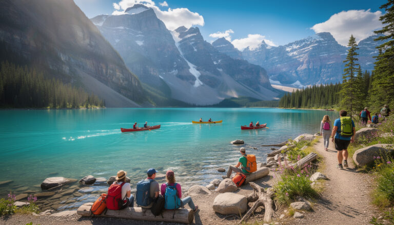 découvrez les meilleures activités à faire au lac louise, situé dans le parc national de banff : randonnée, kayak, ski et paysages à couper le souffle.