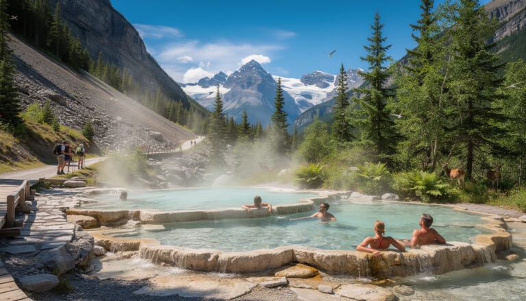 découvrez les activités incontournables dans le parc national de kootenay près de radium hot springs : randonnées, sources chaudes, paysages à couper le souffle et faune exceptionnelle.