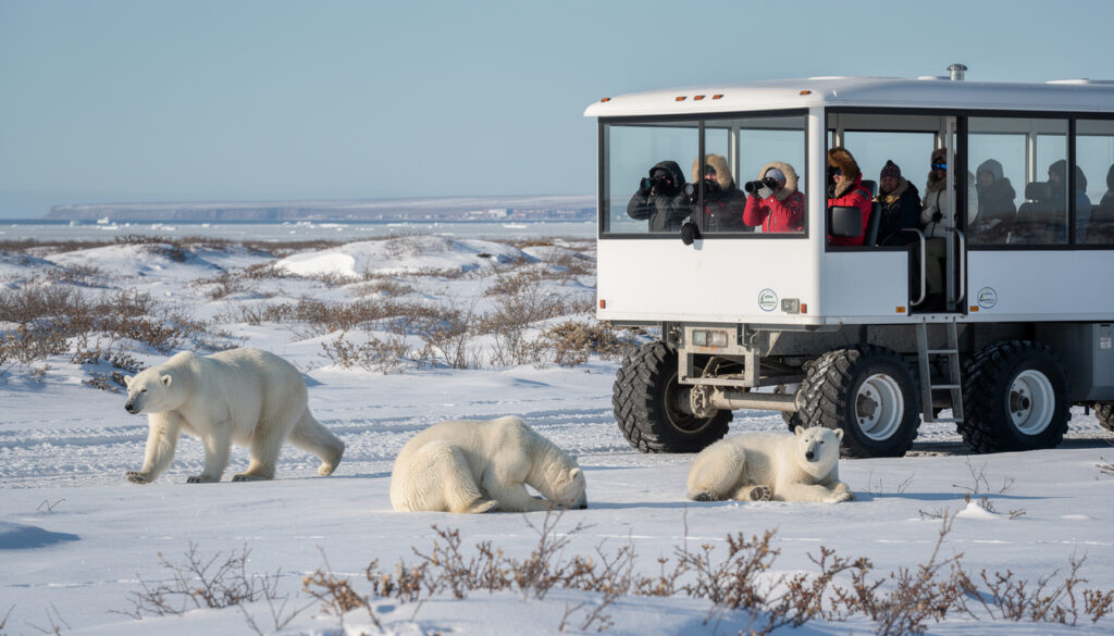 découvrez les meilleures activités et conseils pour observer les ours polaires en toute sécurité à churchill, au cœur de la nature arctique.