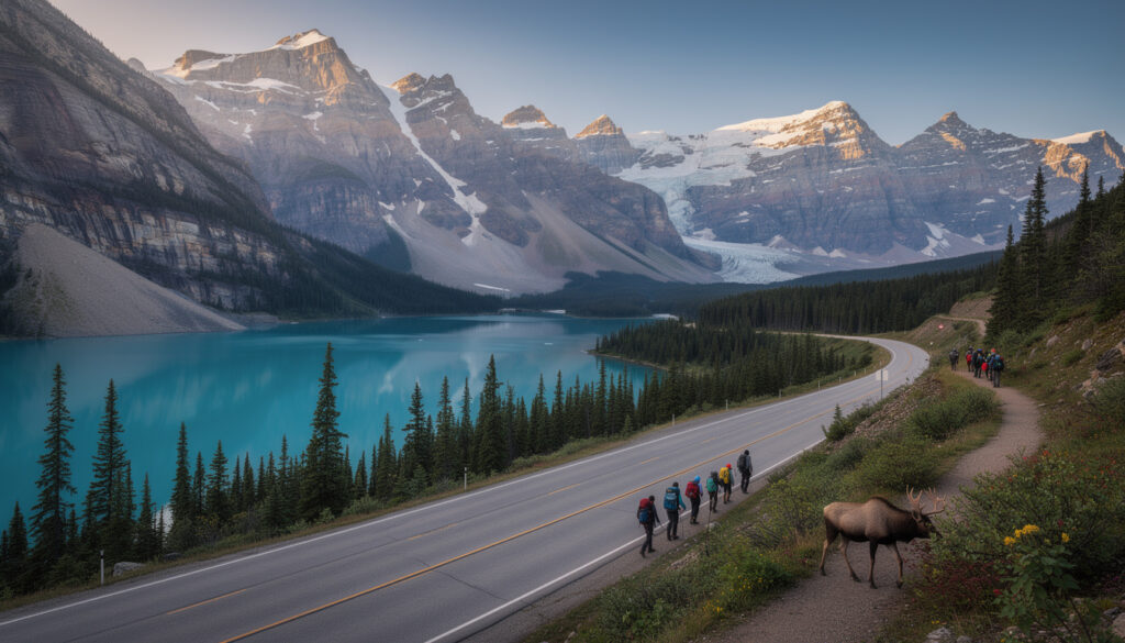 découvrez les activités incontournables à faire sur l’icefields parkway entre banff et jasper, avec des paysages spectaculaires, randonnées et arrêts nature.